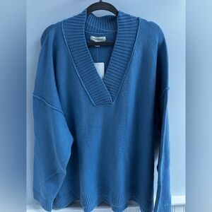 Nordstrom Blue V-neck Sweater